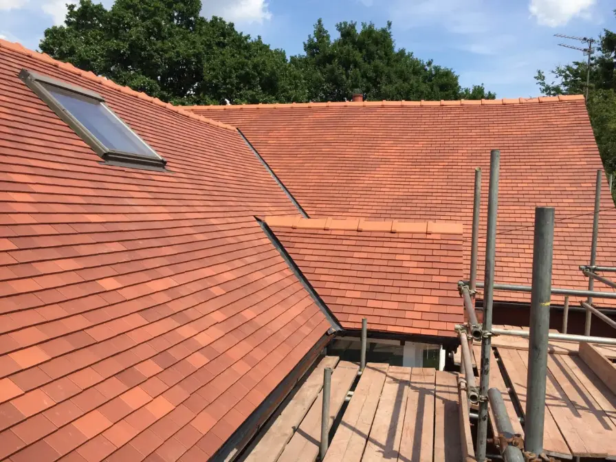 Large detached home in Wilmslow with new slate roof by Daniel Scott Roofing
